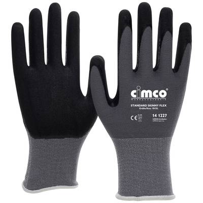 Cimco Standard Skinny Flex schwarz/grau 141268 Cardigan Protective glove Size (gloves): 11, XXL EN 388 1 Pair