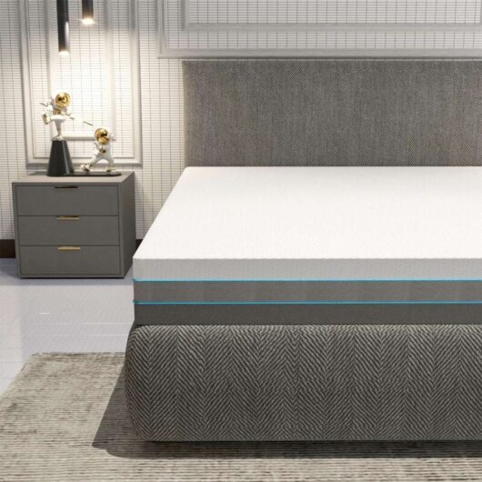 Sliding Wardrobes 4u - High Density Hard Foam Mattress Breathable Sides, Soft-Knit Cover & Supportive Base, Rolled & Boxed - Double (L190cm x W137cm