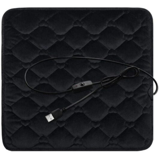 USB Heated Car Seat Cushion, 5V Electric Heating Pad, Non-Slip Heating Cover for Chair, Winter Warm Office Chair, Home Sofa