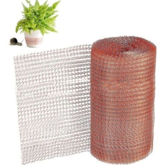 Copper Mesh, 1 Roll of 6 Meters Copper Grill, Copper Net Anti Slug, Snail, Mouse, Birds and Nematodes, Garden Protection Against Rodents, Knitted