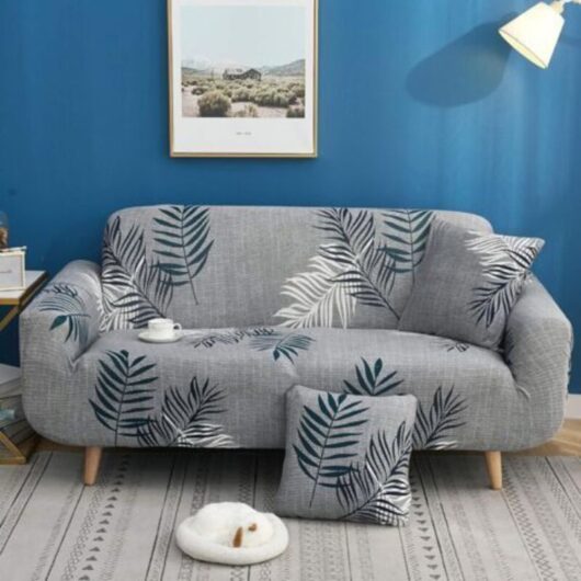 Elastic Adjustable 3-Seater Sofa Covers Printed Sofa Protector