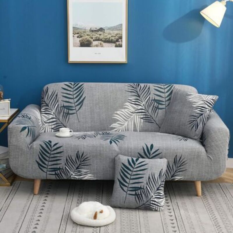 Elastic Adjustable 3-Seater Sofa Covers Printed Sofa Protector