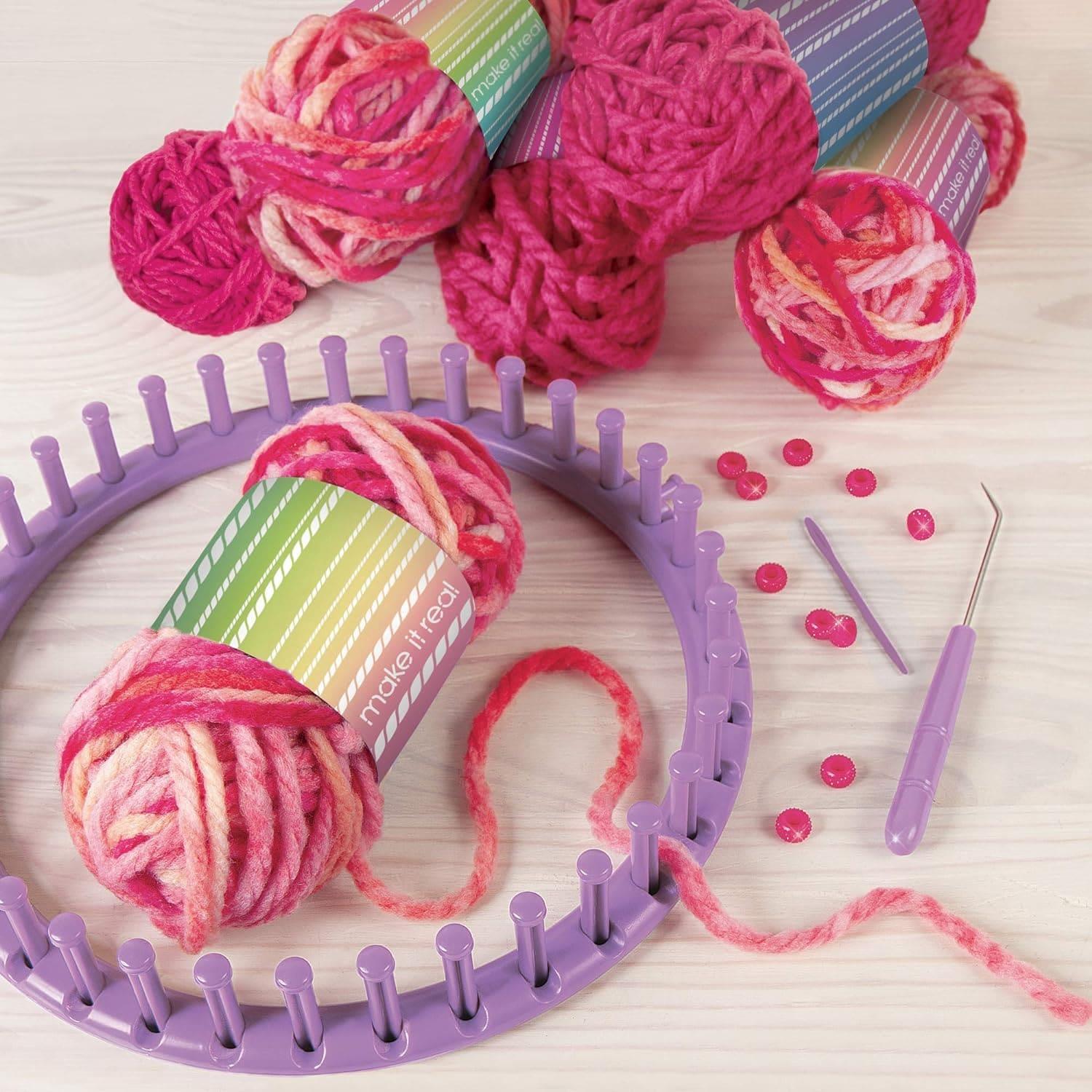 Make It Real Beanie and Infinity Scarf Knitting Kit