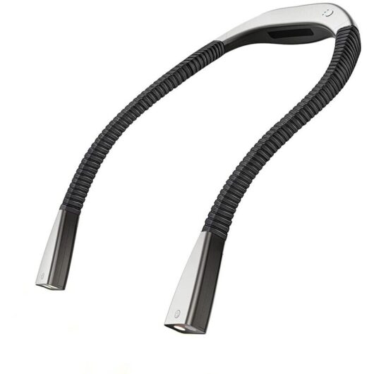 Portable Desk Lamp, 2000mAh, 3 Colors, Neck Positioning, 360° Adjustable, sos Mode, usb, 5V, Silver