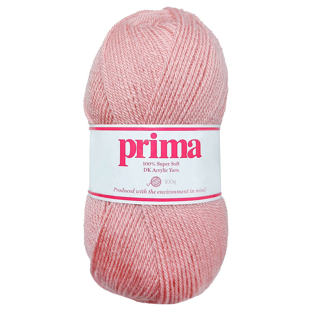 Prima DK Acrylic Wool: Dusty Pink Yarn 100g