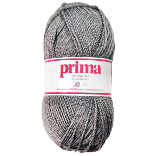 Prima DK Acrylic Wool: Slate Grey Yarn 100g