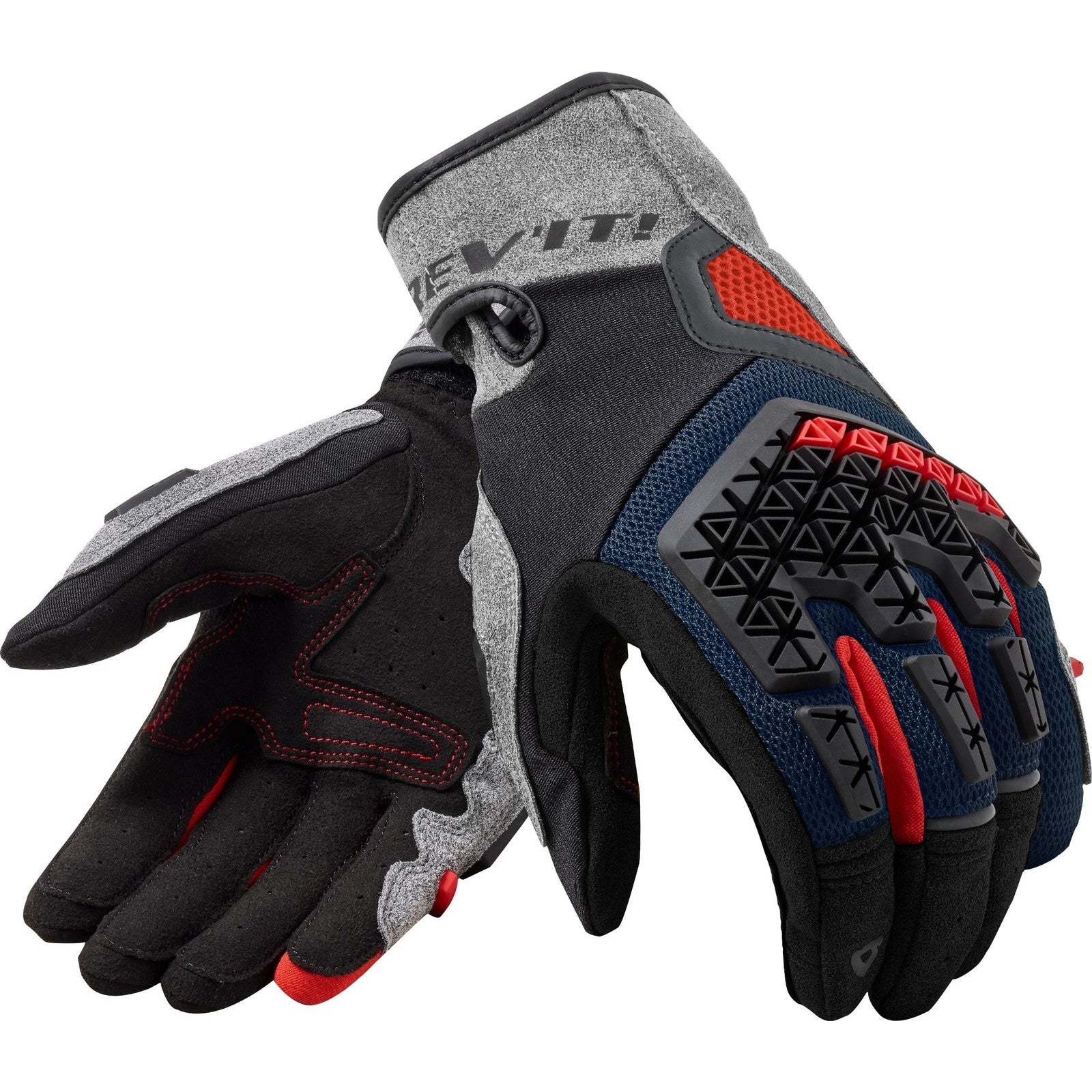 Rev It Mangrove Motorcycle Gloves 3XL Silver Blue