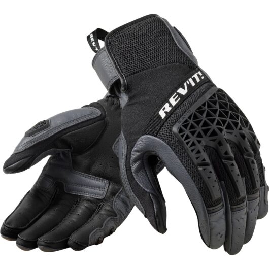 Rev It Sand 4 Leather Motorcycle Gloves 4XL Grey Black