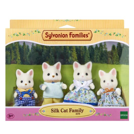 Sylvanian Families Silk Cat Family