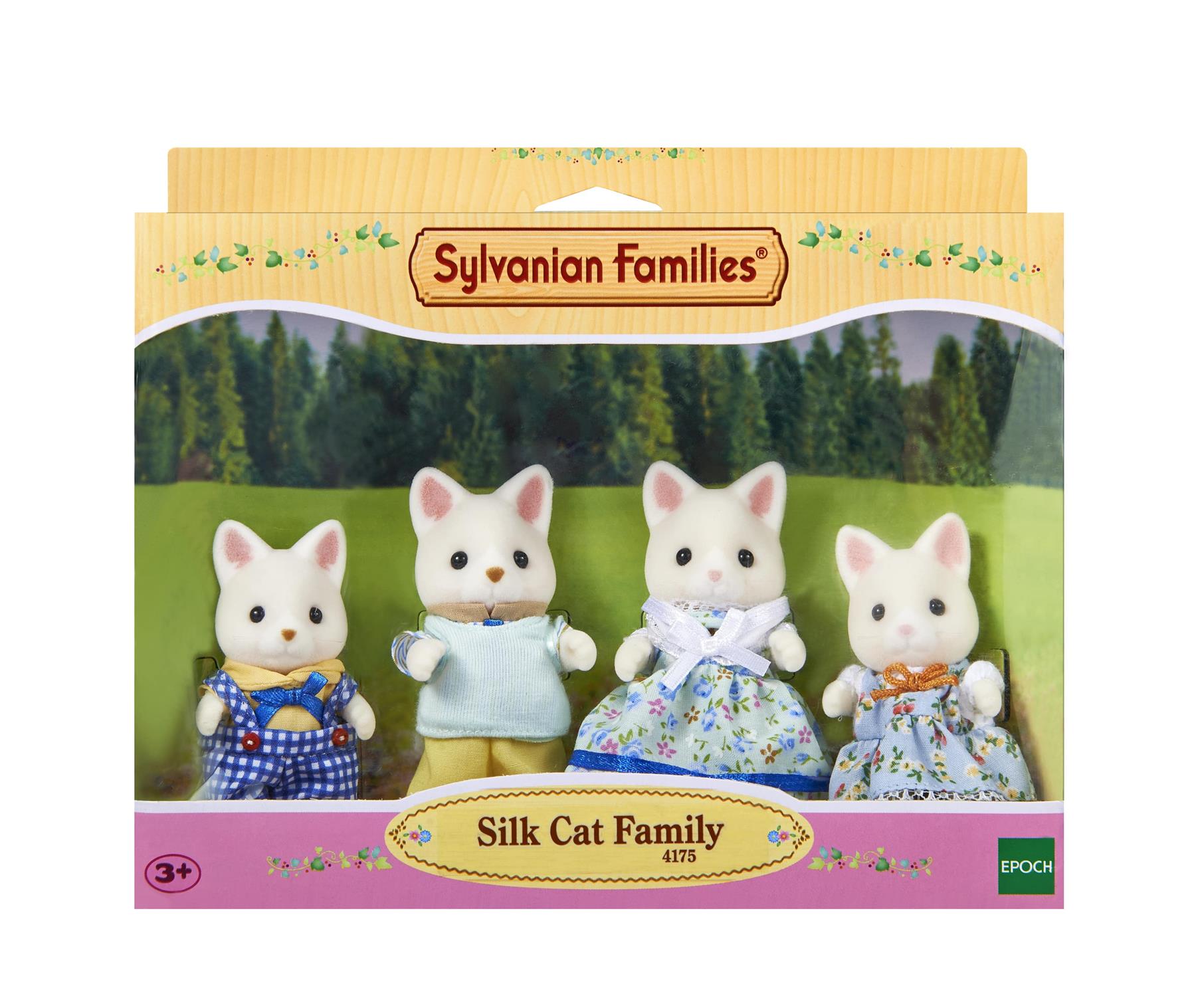 Sylvanian Families Silk Cat Family