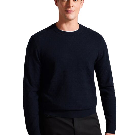Ted Baker | Mens Crew Neck Knit Jumper - Loung - Navy / XS