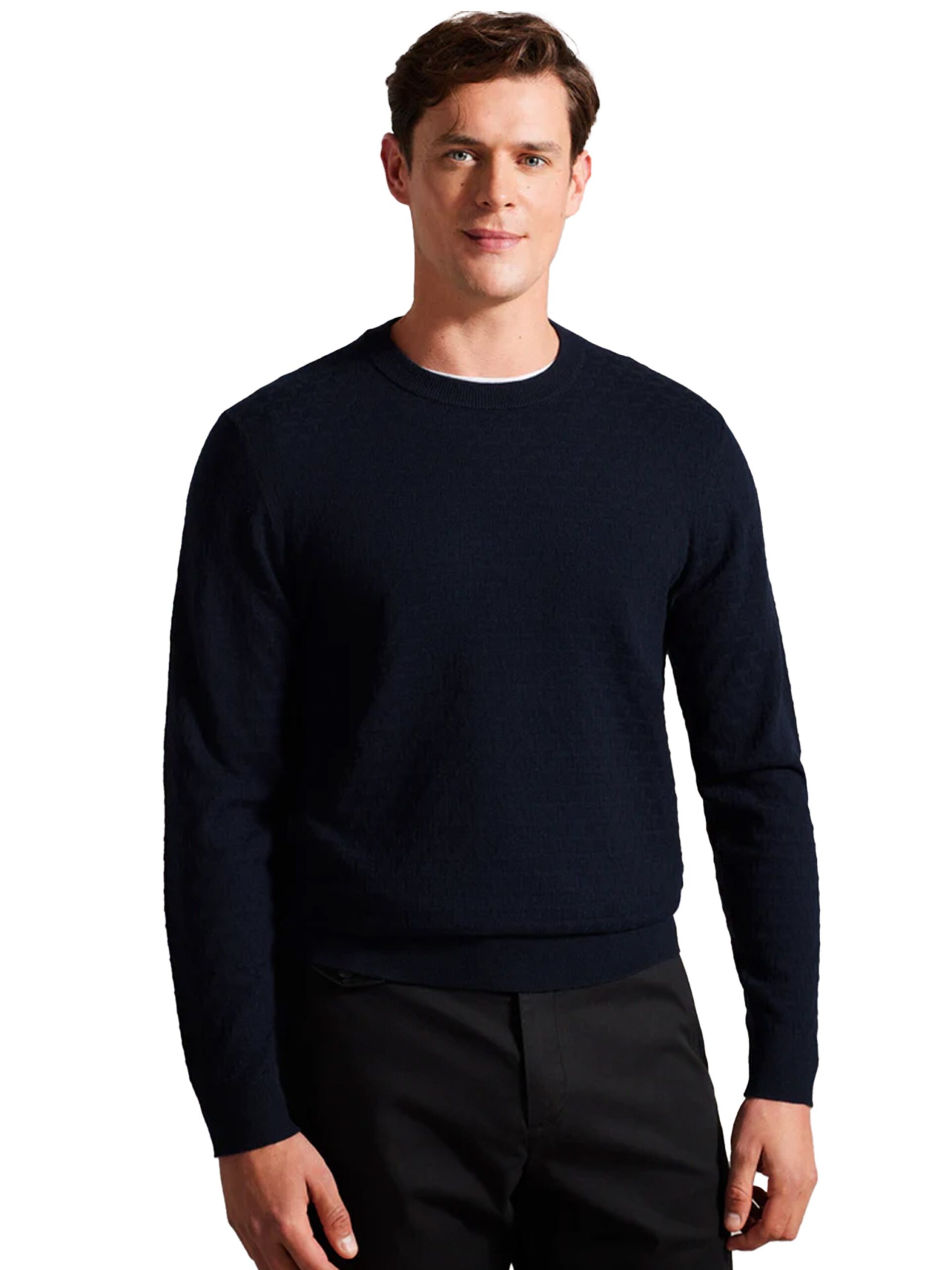Ted Baker | Mens Crew Neck Knit Jumper - Loung - Navy / XS