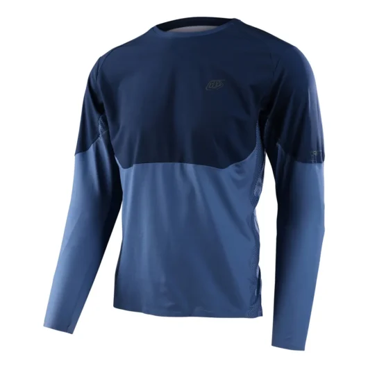 Troy Lee Designs Drift Long Sleeve Jersey Blue Mirage