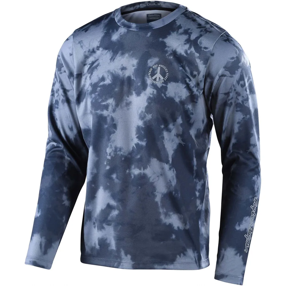 Troy Lee Designs Flowline LS MTB Jersey Plot Charcoal