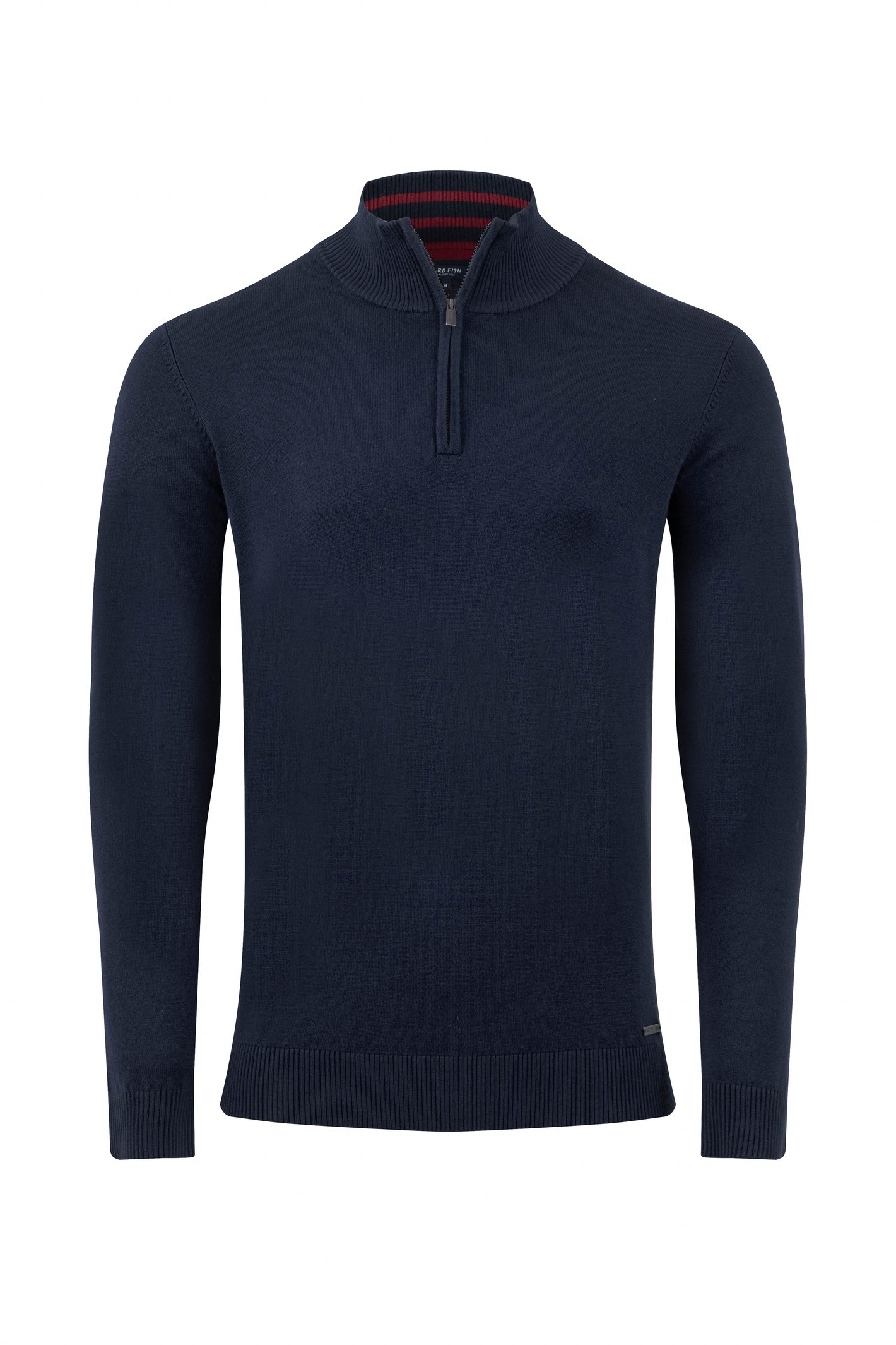 Weird Fish Frederick 1/4 Zip Fine Knit Jumper Midnight Size 3XL