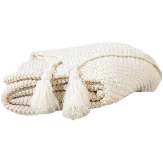 Knitted blanket - 120 150 cm - knitted blanket