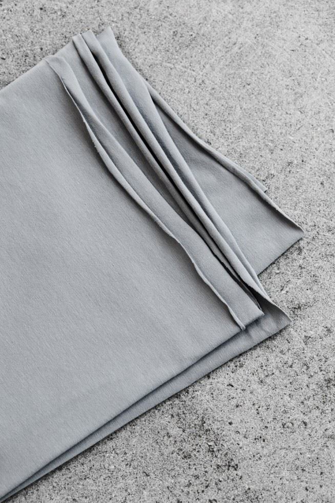 Mind The MAKER Cotton Single Jersey Stretch Knit Fabric Stone