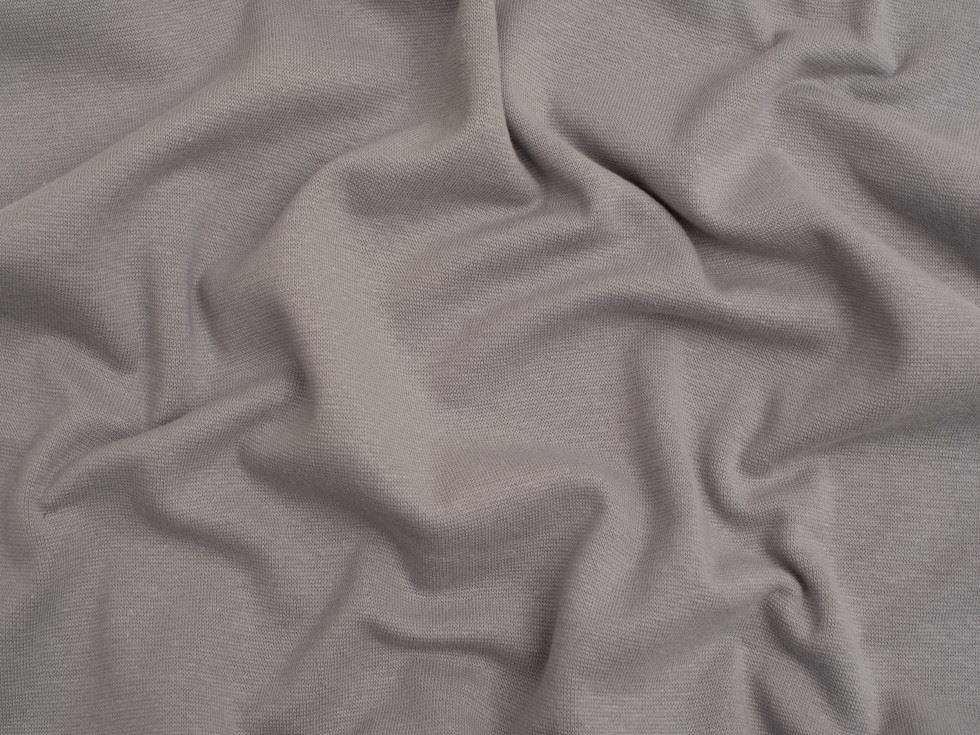 Minerva Core Range Tubular Ribbing Stretch Knit Fabric Elephant Grey