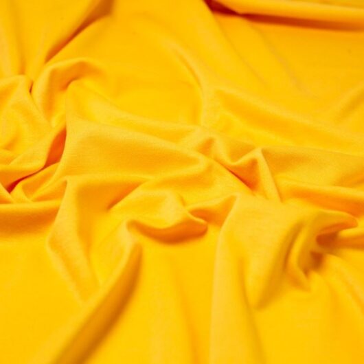 Soft Ponte Roma Double Stretch Knit Fabric Buttercup