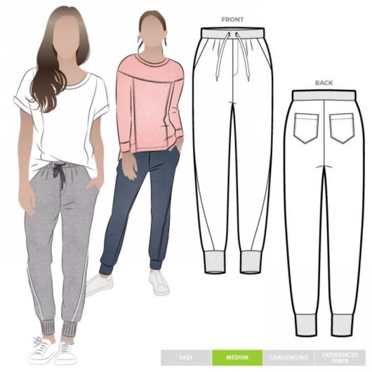 Style Arc Paper Sewing Pattern Joni Track Pants