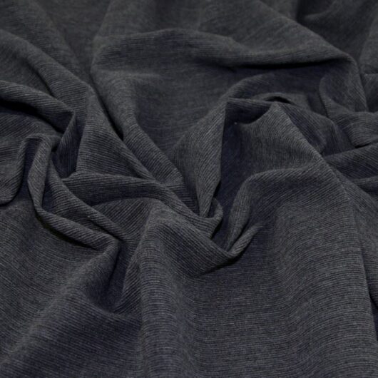 Textured Stretch Knit Fabric Grey