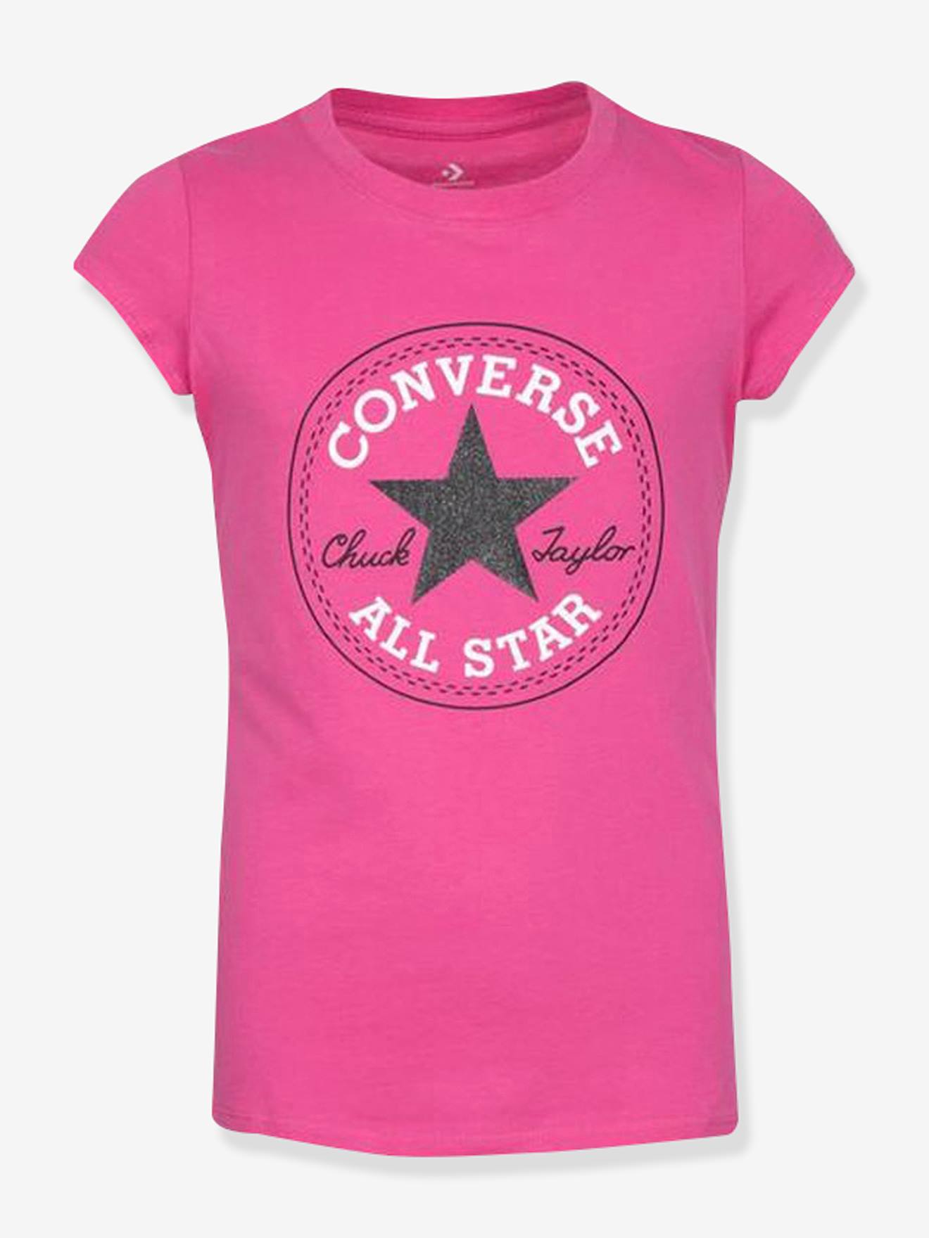 Timeless Chuck Patch Tee by CONVERSE rose