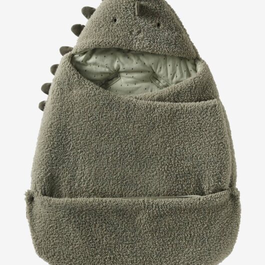 Transformable Baby Nest in Plush Fabric, Bear khaki