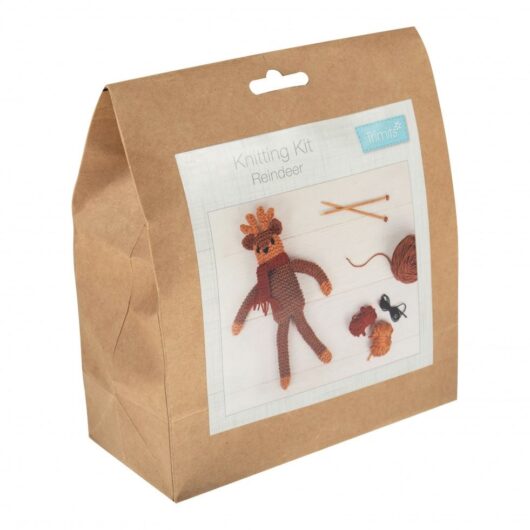 Trimits Knitting Kit Character Reindeer
