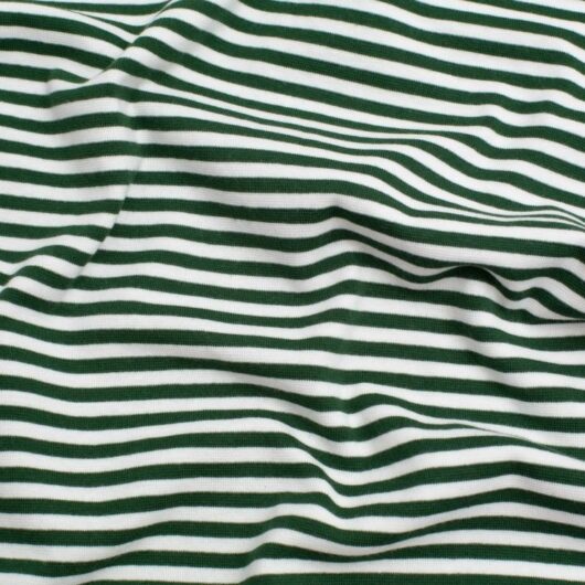 Tubular Ribbing Stretch Knit Fabric Bottle Green