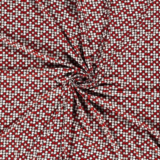 Viscose Jersey Stretch Knit Fabric Red