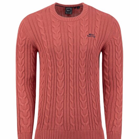 Weird Fish Griffen Cable Knit Jumper Nantucket Size 2XL