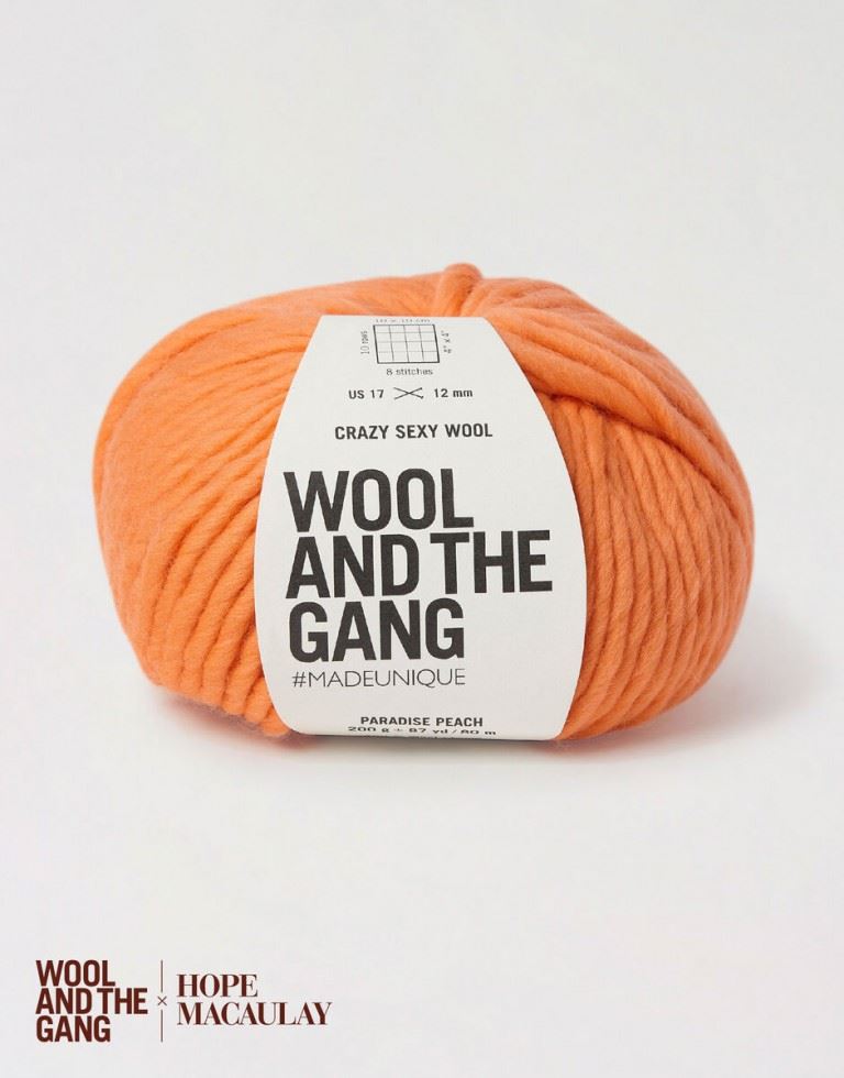 Wool and the Gang Crazy Sexy Wool Super Chunky Yarn Paradise Peach