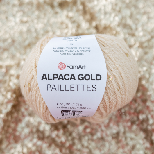YarnArt Alpaca Gold Pallettes - 9302