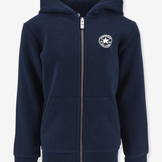 Zipped Jacket by CONVERSE navy blue
