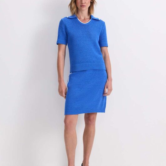 Sportscraft Josie Polo Dress Blue
