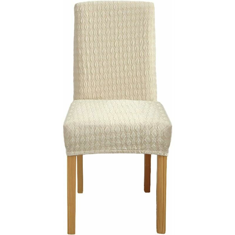 Thick Stretch Chair Cover Knitted Jacquard Dining Chair Cover Multifunctional All-Inclusive Dining Chair Cover Modern Minimalist Chair Protective