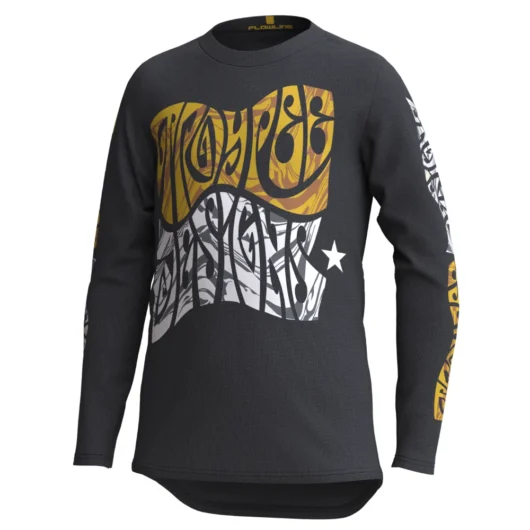 Troy Lee Designs Flowline Youth LS MTB Jersey Tripper Black