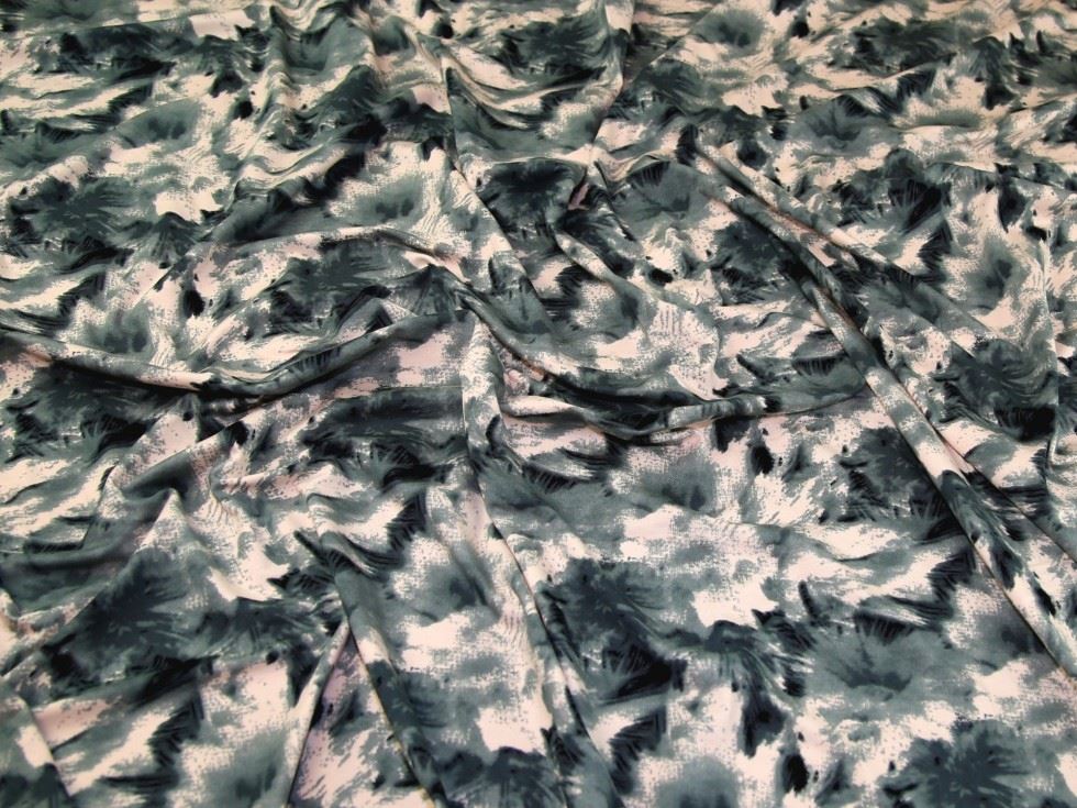 Viscose Jersey Stretch Knit Fabric Khaki