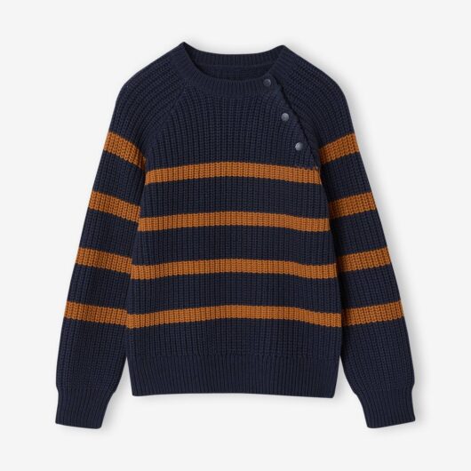 Striped Top for Boys caramel